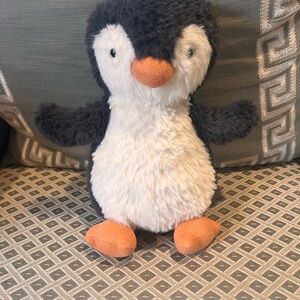 Jellycat Black White and Orange Penguin Plush